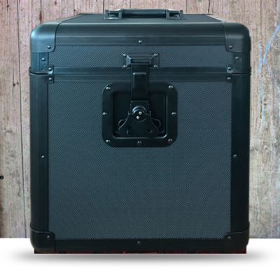 Flight case 50 lp noir