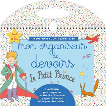 Mon organiseur de devoirs Le Petit Prince