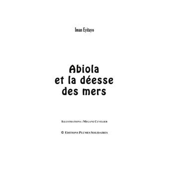 Abiola et la déesse des mers