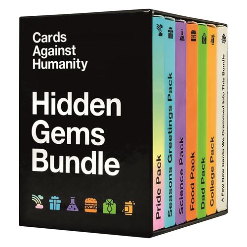 Jeux D'ambiance Cards Against Humanity Hidden Gems Bundle 999 Games Version en Anglais