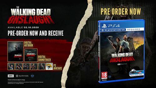 The Walking Dead Onslaught Survivor Edition PS4 (Franse Versie)