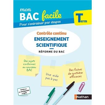 Mon Bac Facile Lycée Enseignement Scientifique Terminale