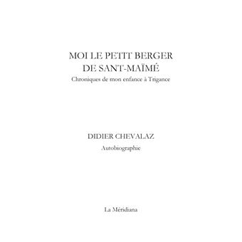 Moi le petit berger de Sant-Maïmé