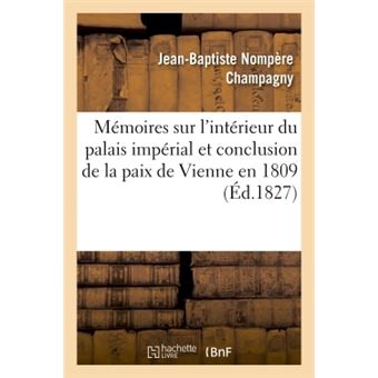 Note sur un article des Mémoires sur l'intérieur du palais impérial