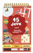 45 jeux - dans les transports !