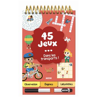45 jeux - dans les transports !
