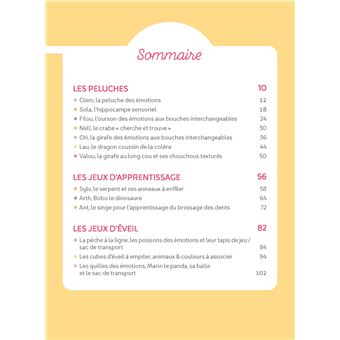 Mes doudous émotions - 15 peluches & jeux d'éveil ludiques et sensoriels