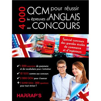 4000 Qcm Pour Reussir L Anglais Aux Concours Broche Collectif Achat Livre Fnac