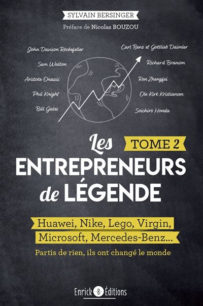 Les entrepreneurs de légende : huawei, nike, lego, virgin micro