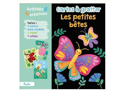 Les petites bêtes cartes a gratter