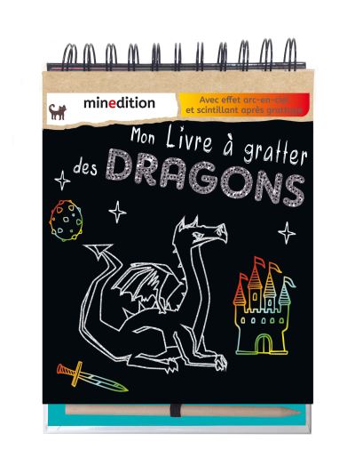 Mon livre à gratter des Dragons - Hannah Lang - broché
