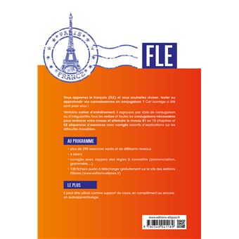 FLE (français langue étrangère). La conjugaison française. Révisez et testez vos connaissances • A2-B1 (avec fichiers audio)