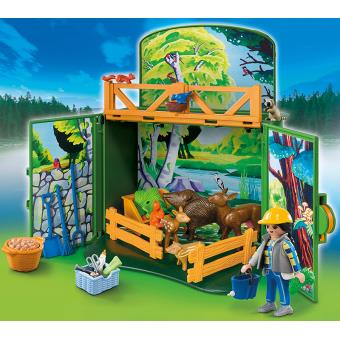 Playmobil 70137 - country la ferme - enfants avec petits animaux - La Poste