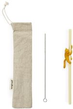 SET PAILLE REUTILISABLE CLIMBER CAT JAUNE