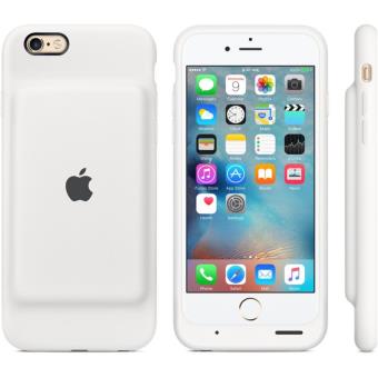 Coque avec batterie Apple pour iPhone 6 et 6s Blanc