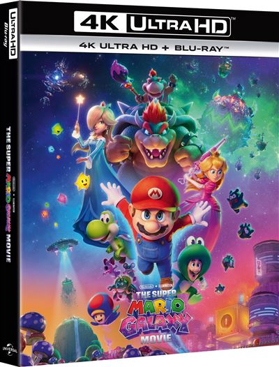 Super Mario Galaxy, le film en 4K, Blu-ray et DVD