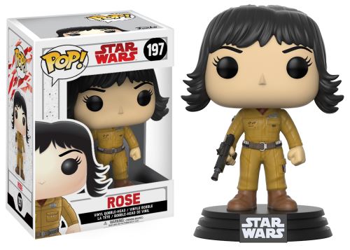 STAR WARS 8 THE LAST JEDI-BOBBLE HEAD POP N°197-ROSE