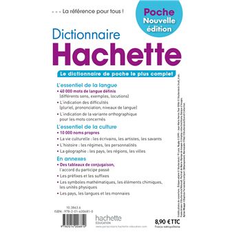 Dictionnaire Hachette POCHE