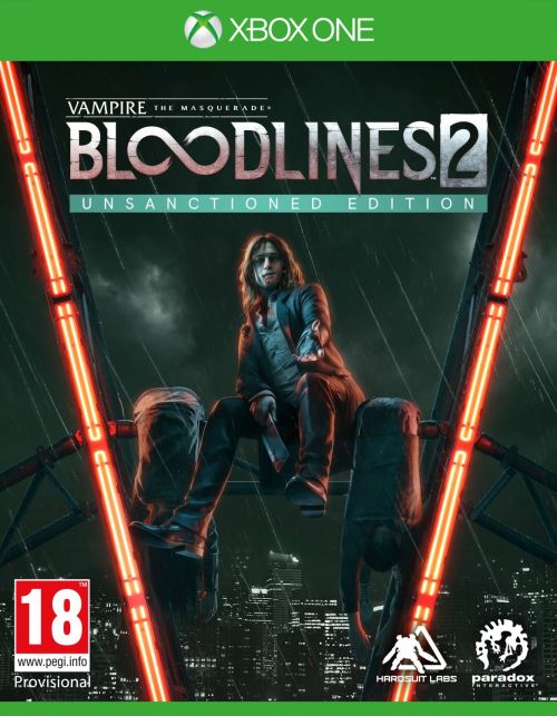 Pochette avant du jeu Vampire : The Masquerade Bloodlines 2 Unsanctioned Edition Xbox One