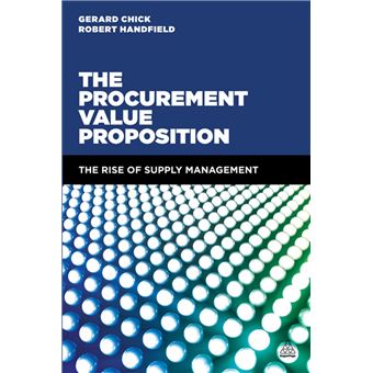 The procurement value proposition - 1