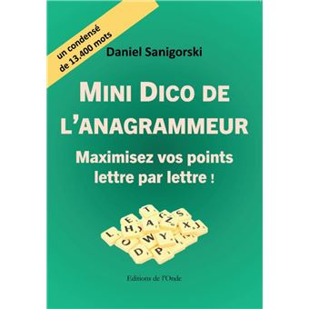 Mini dico de l'anagrammeur