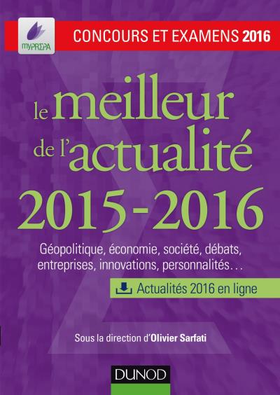 Le meilleur de l'actualité 2015-2016 - Concours et examens 2016