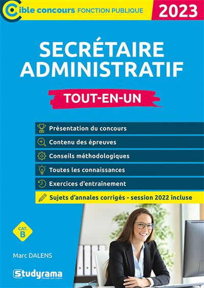 Secrétaire Administratif (Catégorie B – Édition 2023) 2022 - Broché ...