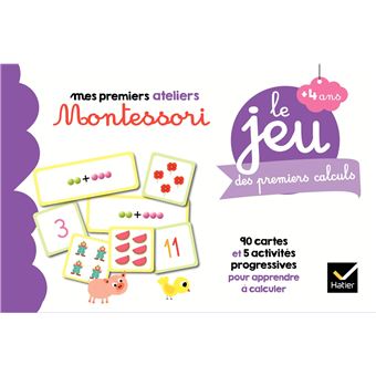 Mes premiers ateliers montessori - mathématiques - de 3 à 4 ans -  2401042628 - Livre Maternelle