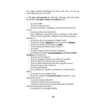 Quelle alimentation avec la cortisone ?