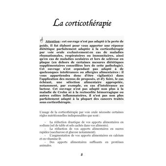 Quelle alimentation avec la cortisone ?
