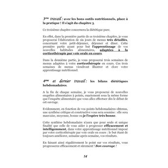 Quelle alimentation avec la cortisone ?