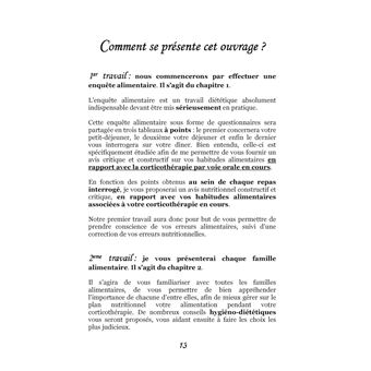 Quelle alimentation avec la cortisone ?