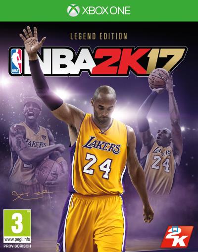 Pochette avant du jeu NBA 2K17 Kobe Special Edition Xbox One