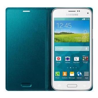 Samsung Flip Cover EF-FG800B - Étui à rabat pour téléphone portable - vert métallique - pour Galaxy S5 Mini