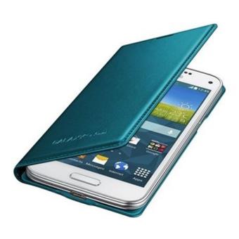 Samsung Flip Cover EF-FG800B - Étui à rabat pour téléphone portable - vert métallique - pour Galaxy S5 Mini