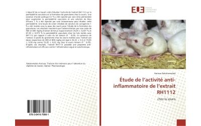 Etude de l'activite anti-inflammatoire de l'extrait RH1112