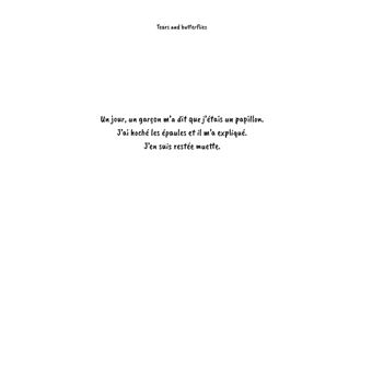 Tears and Butterflies