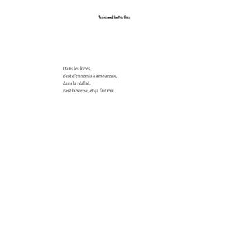 Tears and Butterflies