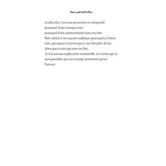 Tears and Butterflies