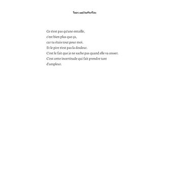 Tears and Butterflies