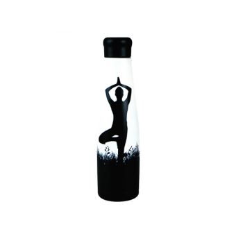 Bouteille en inox Woodway yoga 550 ml