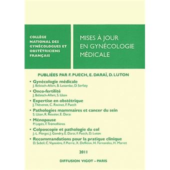 Mises à jour en gynécologie médicale