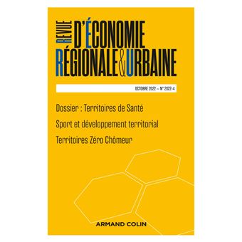 Revue d'économie régionale et urbaine Nº4/2022
