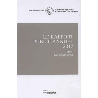 Pack 3 v - Rapport annuel de la cour des comptes 2017