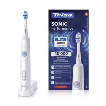 Brosse à dents électrique Trisa Sonic Performance 679194 Blanc