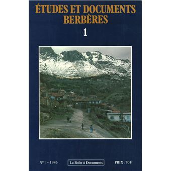 Études et documents berbères