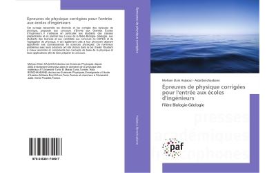 Epreuves de physique corrigees pour l'entree aux ecoles d'in