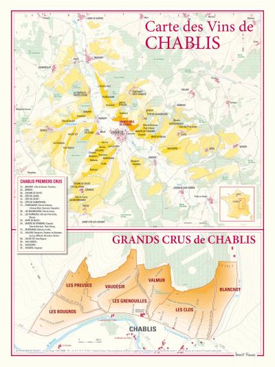 Chablis et des grands crus de chablis