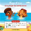 Maya et Léo à la plage de Sainte Anne