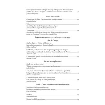 Les récits du posthumain